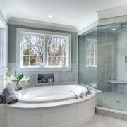 Master Bathroom Tub and Shower
