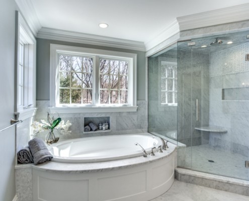 Master Bathroom Tub and Shower