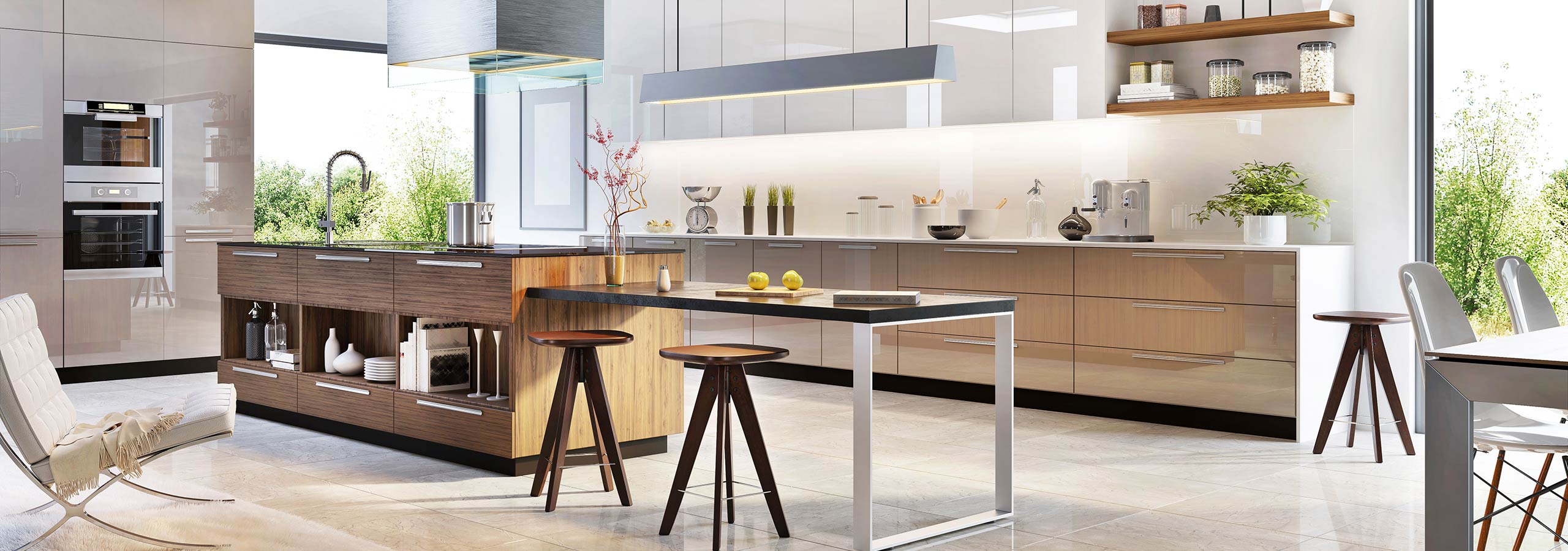 Modern kitchen remodel featuring updated plumbing, sink, and fixtures installed by Chase Plumbing